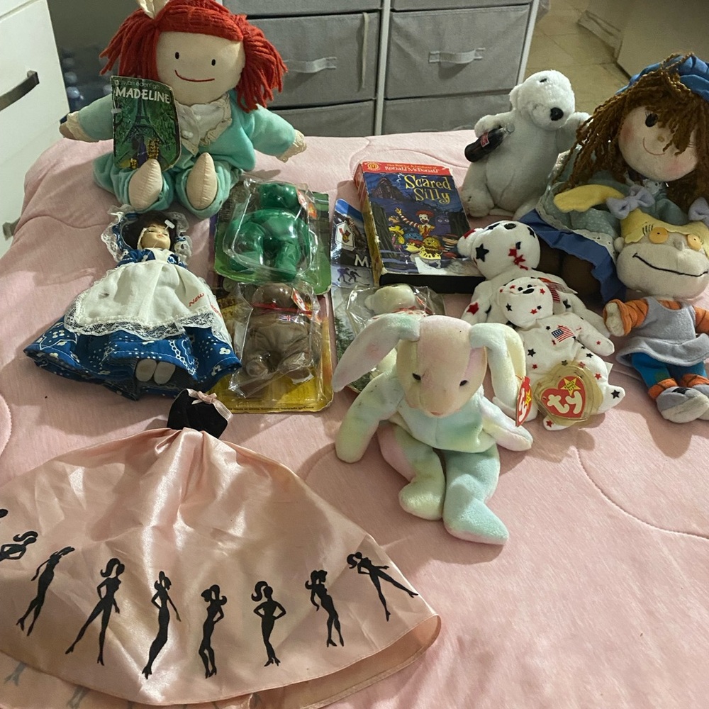 Colorful Plush Toy Set for Kids